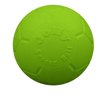 Jolly Pets Mini Soccer Ball Dog Toy, Green Apple, 3-in