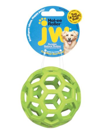 JW Pet Hol-ee Roller Dog Toy, Color Varies, Small