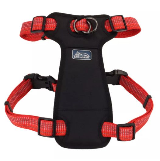 K9 Explorer Brights Reflective Front-Connect Dog Harness, Canyon, 1-in x 26-38-in