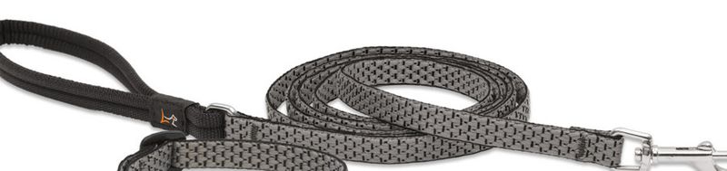 Lupine Pet Eco Dog Leash, Granite, 1/2-in x 6-ft