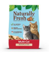 Naturally Fresh Walnut-Based Multi-Cat Clumping Cat Litter, 14-lb