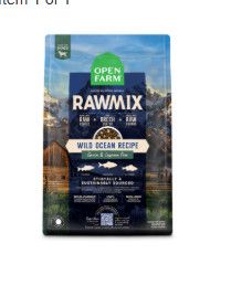 Open Farm RawMix Wild Ocean Recipe Grain-Free Dry Dog Food, 3.5-lb