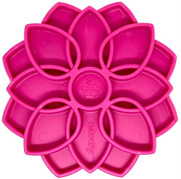 SodaPup eTray Mandala Design Enrichment Tray Dog Slow Feeder, Pink