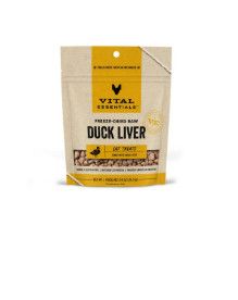 Vital Essentials Duck Liver Freeze-Dried Raw Cat Treats, 0.9-oz