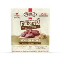 Primal Raw Frozen Nuggets Venison Formula Raw Cat Food, 3-lb