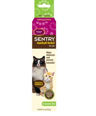 Sentry HC Petromalt Hairball Relief Original Formula Malt Flavor Cat Treatment, 4.4-oz