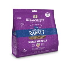Stella & Chewy's Absolutely Rabbit Dinner Morsels Raw Freeze-Dried Cat Food, 18-oz