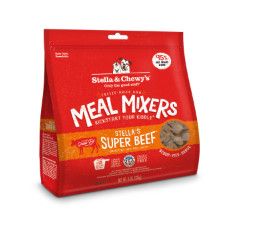 Stella & Chewy's Stella's Super Beef Meal Mixers Grain-Free Freeze-Dried Dog Food, 8-oz