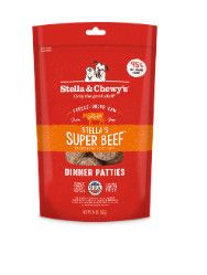 Stella & Chewy's Stella's Super Beef Dinner Patties Grain-Free Freeze-Dried Dog Food, 14-oz