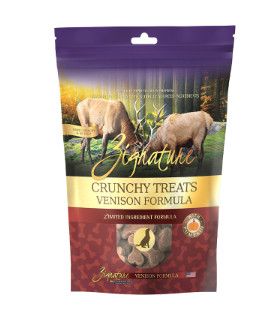 Zignature Venison Formula Ziggy Bars Dog Treats, 12-oz