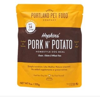 Portland Pet Food Hopkins' Pork N' Potato Grain Free Wet Dog Food, 9-oz