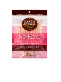Earth Animal No-Hide Salmon Stix Chew Dog Treat, 10-pk