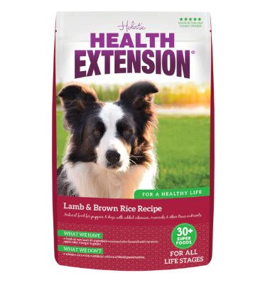 Health Extension Lamb & Brown Rice Dry Dog Food, 30-lb