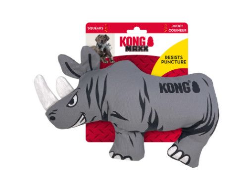 KONG Maxx Rhino Dog Toy, Large