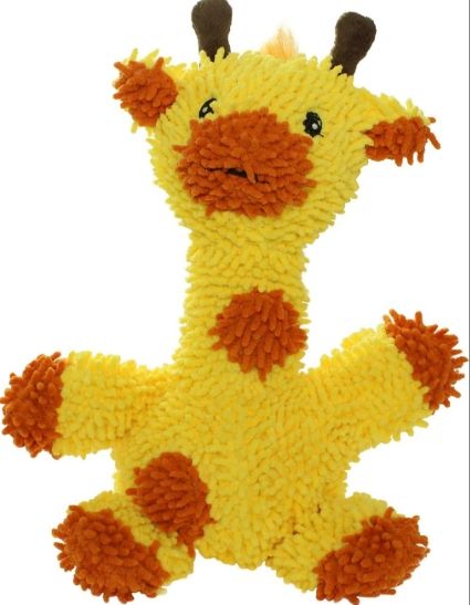 Mighty Microfiber Ball Giraffe Dog Toy, Medium