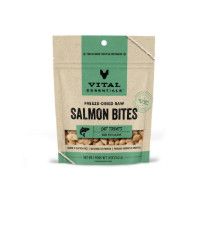 Vital Essentials Salmon Bites Freeze-Dried Raw Cat Treats, 1.1-oz