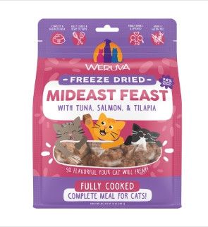 Weruva Mideast Feast Freeze-Dried Cat Food, 7-oz
