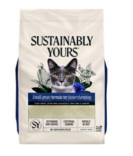 Sustainably Yours Small-Grain Formula Cat Litter, 13-lb