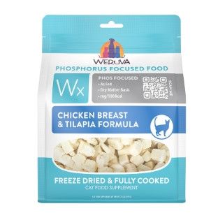 Weruva Cat Wx Phos Focused Chicken Breast & Tilapia Dry Cat Food, 7-oz