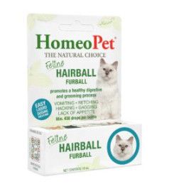 HomeoPet Feline Furball Cat Supplement, 15-mL