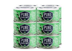 Pure Cravings Mackerel Cutlets in Gravy Wet Cat Food Can, 3-oz