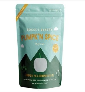 Bocce's Bakery Pumpk'n Spice Dog Treats, 6-oz