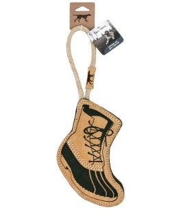 Tall Tails Hiking Natural Leather & Wool Dog Toy, 16-in