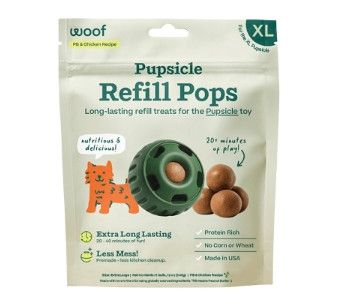 Woof Pupsicle Pops Chicken Flavor Dog Treats, X-Large, 5-count, 12-oz