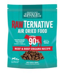 RawTernative Beef & Beef Organs Air-Dried Dog Food, 5-oz