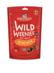 Stella & Chewy's Wild Weenies Grass-Fed Beef Recipe Freeze-Dried Dog Treats, 11.5-oz