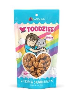 BFF Toodzies Chicken & Salmon Crunchy Cat Treats, 2-oz