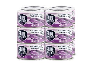 Pure Cravings Minced Tuna & Sardine with Topper Wet Cat Food Can, 3-oz