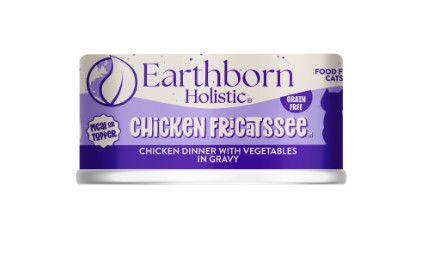 Earthborn Holistic Chicken Fricatssee Grain-Free Wet Cat Food Can, 5.5-oz