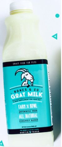Bones & Co Goat Milk Raw for Dogs & Cats, 32-oz