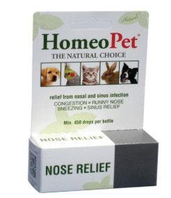 HomeoPet Nose Relief Dog, Cat, Bird & Small Animal Supplement, 450 drops