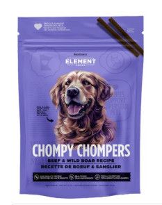 NutriSource Element Series Chompy Chompers Beef & Wild Boar Dog Treats, 6-oz