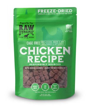 Raw Dynamic Chicken Freeze-Dried Dog Food, 14-oz