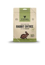 Vital Essentials Rabbit Entree Mini Nibs Freeze-Dried Raw Cat Food, 12-oz