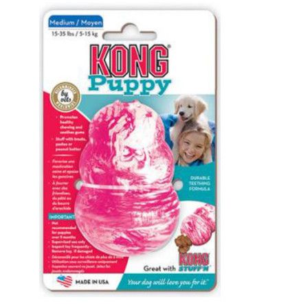KONG Puppy Dog Toy, Color Varies, Medium