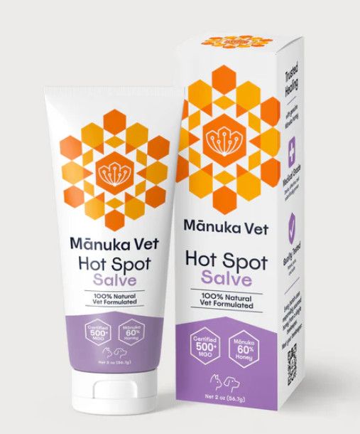 Manuka Vet Hot Spot & Wound Salve for Dogs & Cats, 2-oz