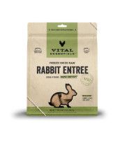 Vital Essentials Rabbit Entree Mini Patties Freeze-Dried Raw Dog Food, 14-oz