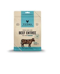 Vital Essentials Beef Entree Crunchy Mini Nibs Freeze-Dried Raw Dog Food, 14-oz