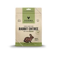 Vital Essentials Rabbit Entree Mini Nibs Freeze-Dried Raw Dog Food, 14-oz
