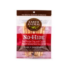 Earth Animal No-Hide Beef Stix Chew Dog Treat, 10-pk