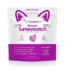 Smallbatch Cat Turkey Batch Sliders Frozen Cat Food, 3-lb