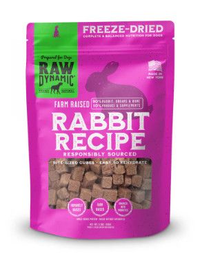 Raw Dynamic Rabbit Freeze-Dried Dog Food, 5.5-oz