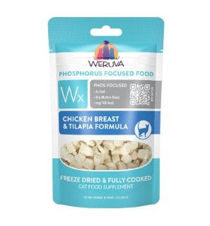 Weruva Cat Wx Phos Focused Chicken Breast & Tilapia Dry Cat Food, 1-oz