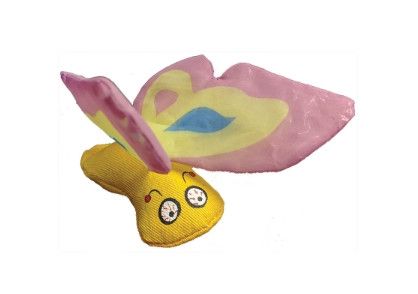 Yeowww! Butterfly Catnip Cat Toy, Purple