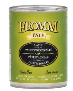Fromm Lamb & Sweet Potato Pate Canned Dog Food, 12.2-oz