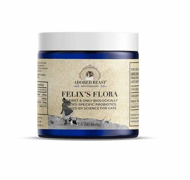 Adored Beast Apothecary Felix's Flora Probiotic for Cats, 1.4-oz